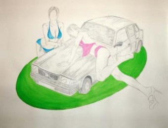Chicks on cars Chicks on cars