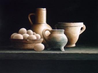 stilleven met potten stilleven met potten