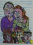 happy familie III Kunstwerk happy familie III
