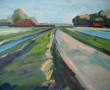 Hollands Landschap Kunstwerk Hollands Landschap