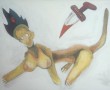 sfinx vrouw Kunstwerk sfinx vrouw