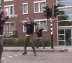 Arrangement voor ampelmannen Kunstwerk Arrangement voor ampelmannen