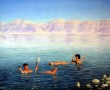 Floating on the Dead Sea Kunstwerk Floating on the Dead Sea