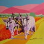 l'aratura del grano Kunstwerk l'aratura del grano