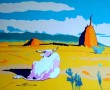 il bue a riposo Kunstwerk il bue a riposo