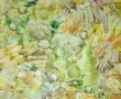 wit met een gouden rand Kunstwerk wit met een gouden rand