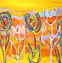 tulpen 8 Kunstwerk tulpen 8