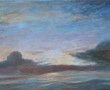Oprukkende kuifwolk Kunstwerk Oprukkende kuifwolk