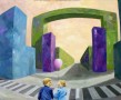 De wereld is rond Kunstwerk De wereld is rond