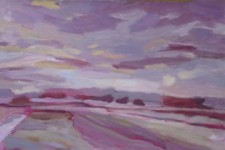 Paars landschap Paars landschap