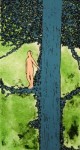 naturist met mp3 speler naturist met mp3 speler