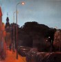 Ramstraat bij avond Kunstwerk Ramstraat bij avond