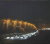 A12 bij nacht Kunstwerk A12 bij nacht