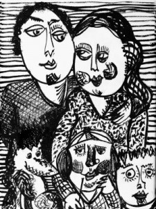 familieportret met hond familieportret met hond