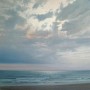 (122)zee lucht en strand Kunstwerk (122)zee lucht en strand