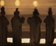 Vier Kabukispelers Kunstwerk Vier Kabukispelers
