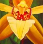 Erotic Flower One Kunstwerk Erotic Flower One