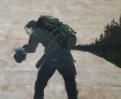 de backpacker Kunstwerk de backpacker