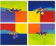Joie des couleurs/ Colourfields Kunstwerk Joie des couleurs/ Colourfields