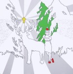 Sneeuwwitje en het hert Sneeuwwitje en het hert