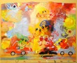 Genieten van het leven Kunstwerk Genieten van het leven