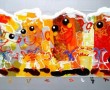 Vier sterren koks Kunstwerk Vier sterren koks
