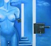 Blauw Kunstwerk Blauw