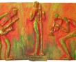 Jazz Muzikanten Kunstwerk Jazz Muzikanten