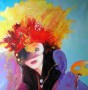 Carnaval in Venetie Kunstwerk Carnaval in Venetie