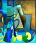 stilleven met koffiekan Kunstwerk stilleven met koffiekan