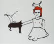Even more girls grow up with stray animals Kunstwerk Even more girls grow up with stray animals