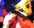 oosterse vrouw Kunstwerk oosterse vrouw