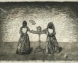 Im Schädel gefangen Kunstwerk Im Schädel gefangen