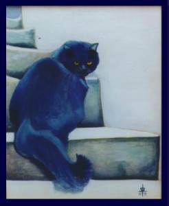 Blauwe kat Blauwe kat