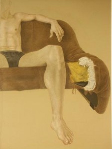 man on couch man on couch