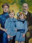 Portret van een familie Kunstwerk Portret van een familie