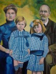 Portret van een familie Portret van een familie