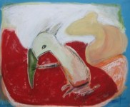 rood/groen met schaduwdier rood/groen met schaduwdier
