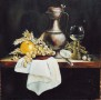 realistisch stilleven:STILLEVEN MET ROEMER (3) Kunstwerk realistisch stilleven:STILLEVEN MET ROEMER (3)