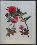 Chinese  penseelschildering:Vogels op bloemtak Kunstwerk Chinese  penseelschildering:Vogels op bloemtak