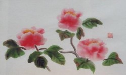 chinese penseelschildering:PIOENROOS chinese penseelschildering:PIOENROOS