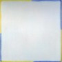 zonder titel geel-blauw Kunstwerk zonder titel geel-blauw