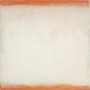 zonder titel oranje-wit Kunstwerk zonder titel oranje-wit