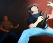 2 Guitarists Kunstwerk 2 Guitarists