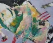 hoedje van papier Kunstwerk hoedje van papier