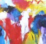 Stevige rots in de branding 0887 Kunstwerk Stevige rots in de branding 0887