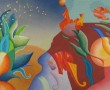 dansende flora Kunstwerk dansende flora