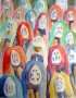 midden in het peloton Kunstwerk midden in het peloton