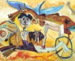 herinnering aan een fietstochtje Kunstwerk herinnering aan een fietstochtje