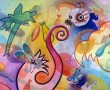 Vlindertuin II Kunstwerk Vlindertuin II